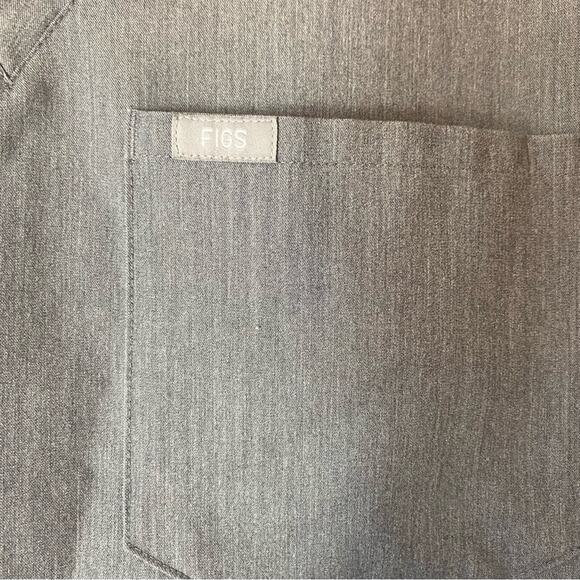 Figs Technical Collection Catarina Gray One Pocket Scrub Top XS - Picture 3 of 8